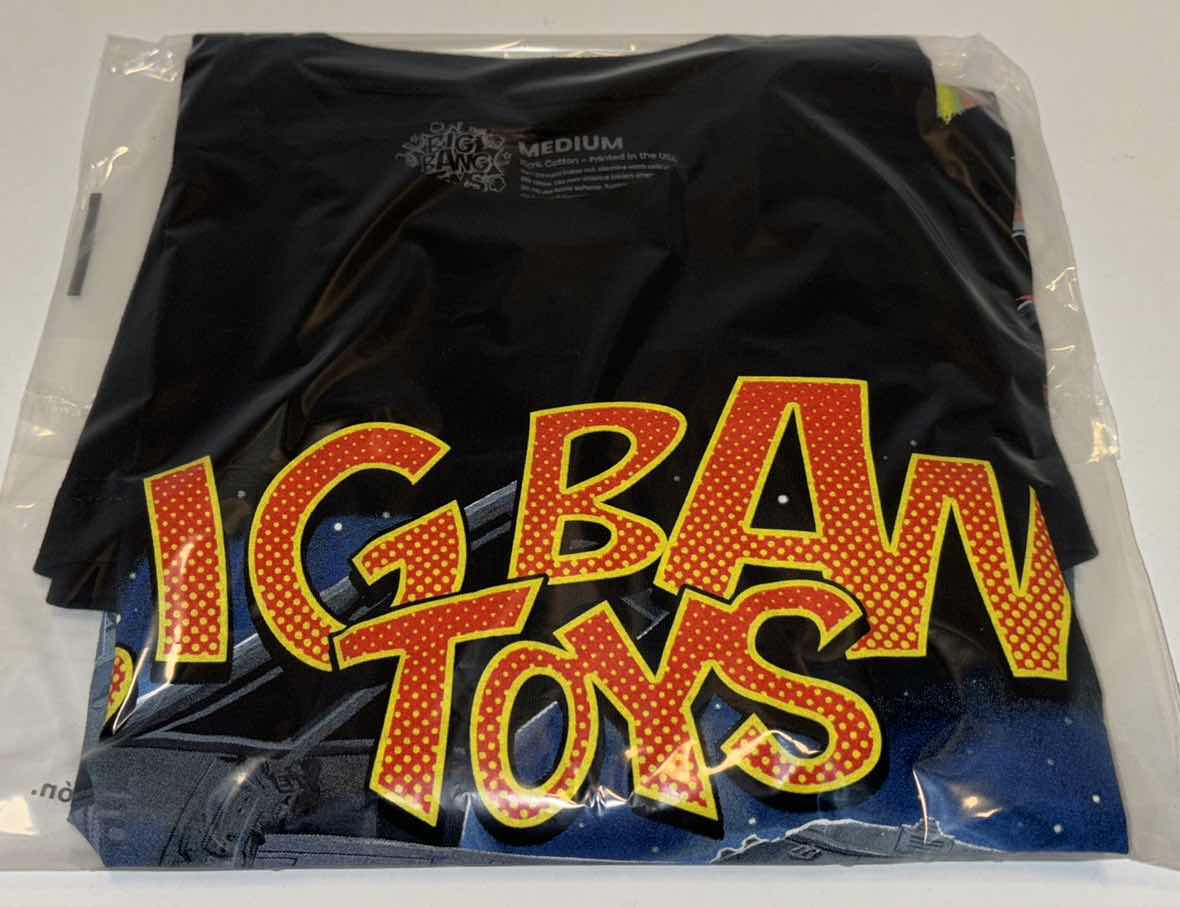 Photo 1 of NEW BIG BANG TOYS LAS VEGAS T-SHIRT (BLACK, SIZE MEDIUM)