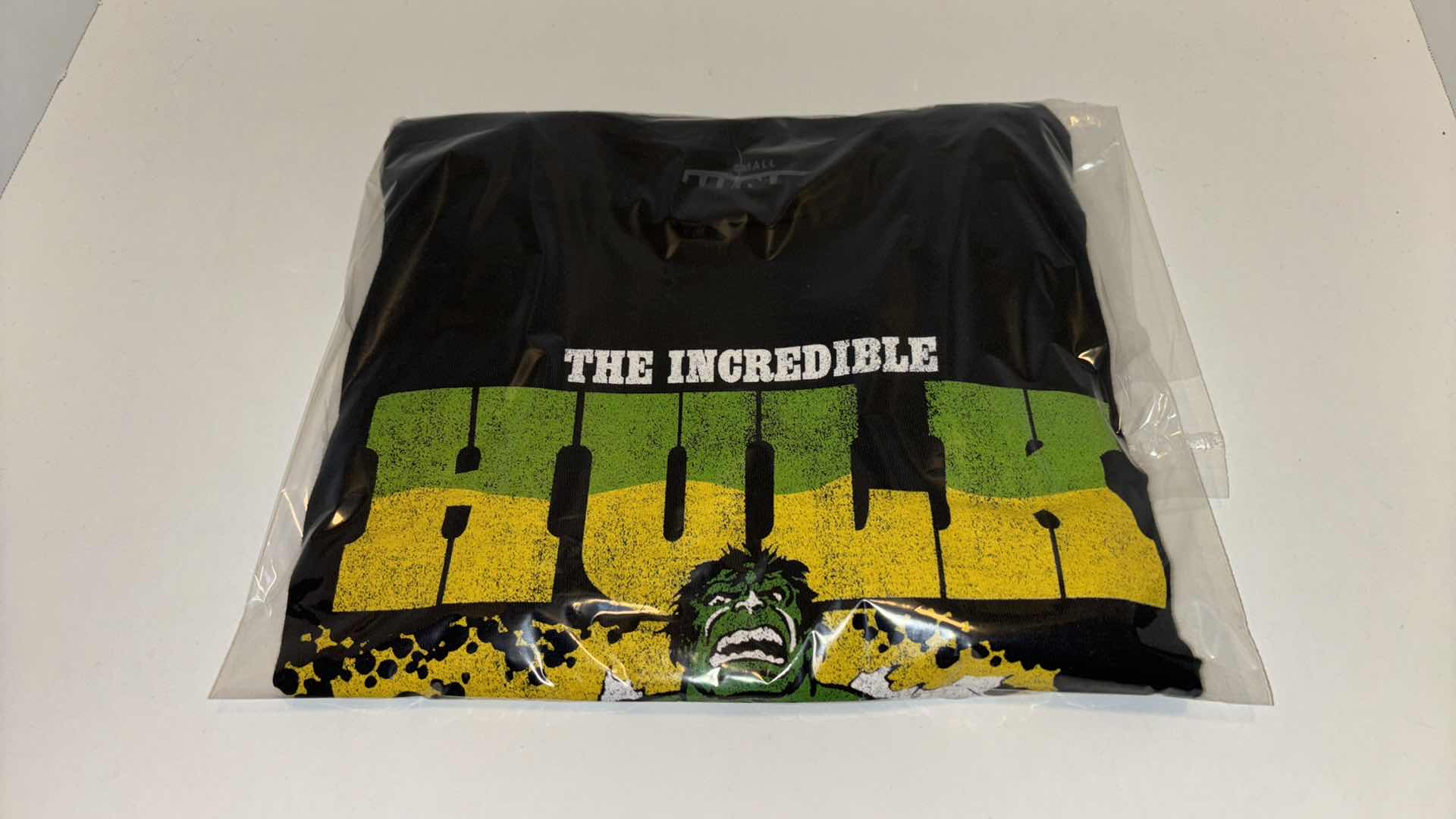 Photo 1 of NEW INCREDIBLE HULK TRANSFORMATION T-SHIRT (BLACK, SMALL)