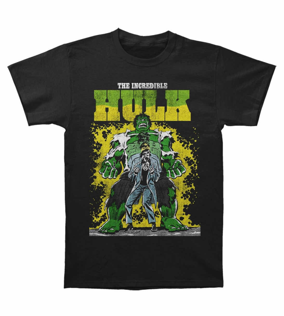 Photo 1 of NEW INCREDIBLE HULK TRANSFORMATION T-SHIRT (BLACK, X-LARGE)