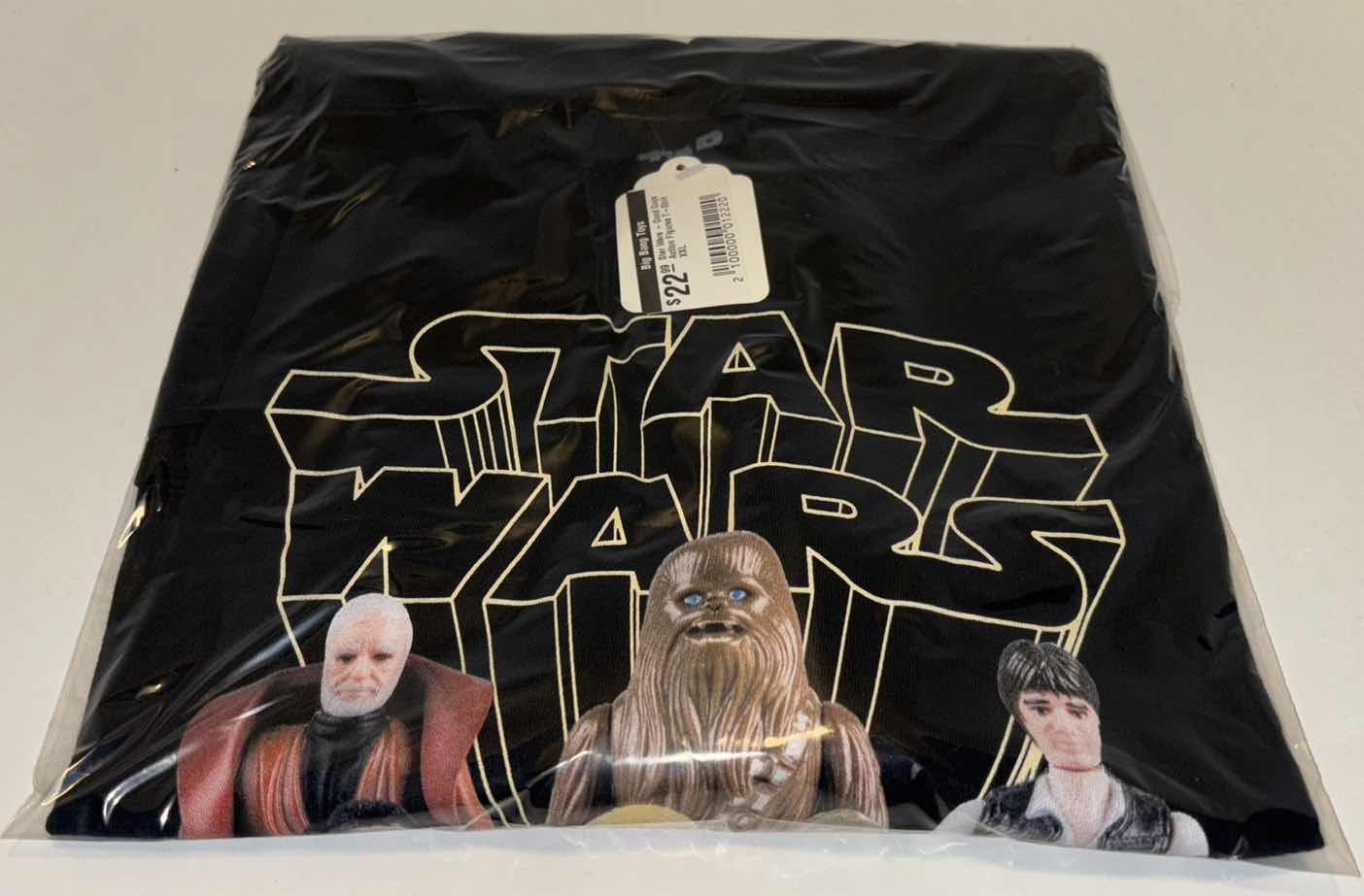 Photo 1 of NEW STAR WARS GOOD GUYS ACTION FIGURE T-SHIRT (BLACK, 2XL)