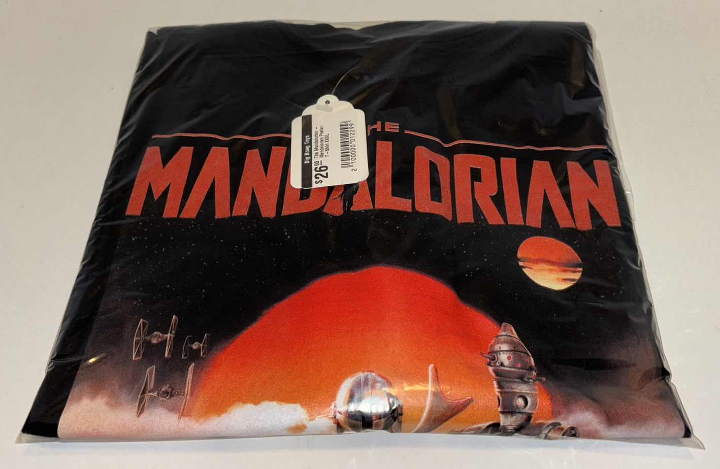 Photo 1 of NEW STAR WARS THE MANDALORIAN “MANDALORIAN POSTER” T-SHIRT (BLACK, 3XL)