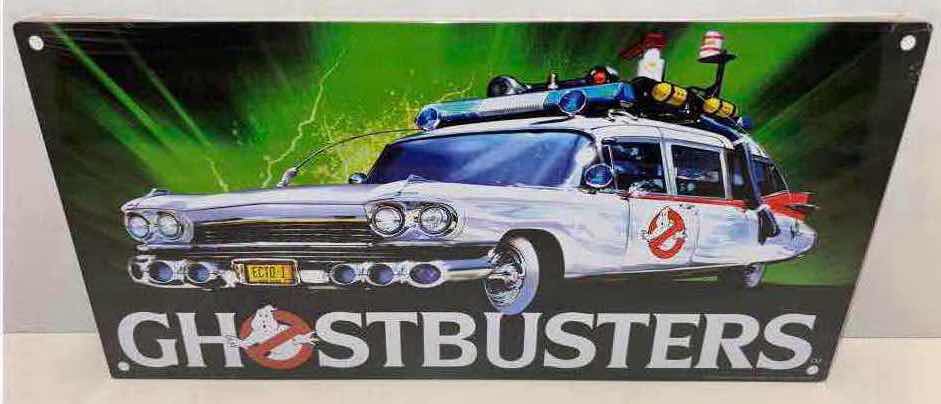 Photo 1 of NEW FACTORY ENTERTAINMENT GHOSTBUSTERS 3-PACK BUNDLE METAL SIGNS