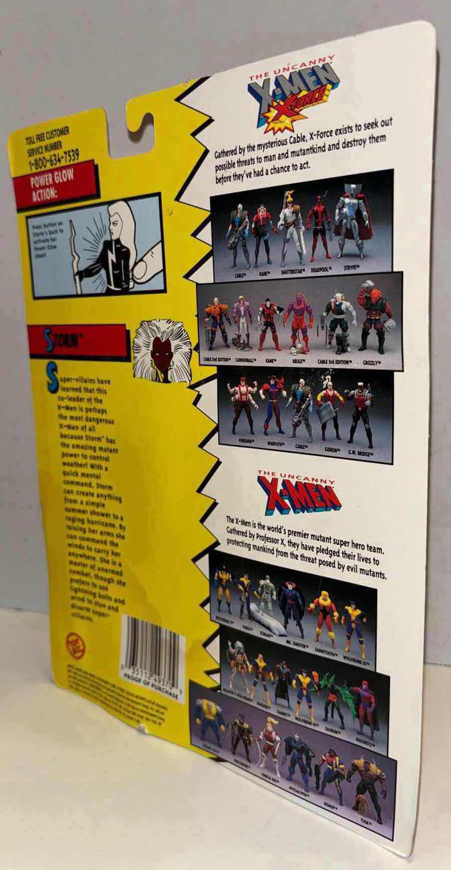 Photo 1 of NEW VINTAGE 1991/1993/1994 TOY BIZ MARVEL COMICS X-MEN 3-PACK BUNDLE RETRO ACTION FIGURES & ACCESSORIES, “COLOSSUS”, “STORM” & “MORPH”
