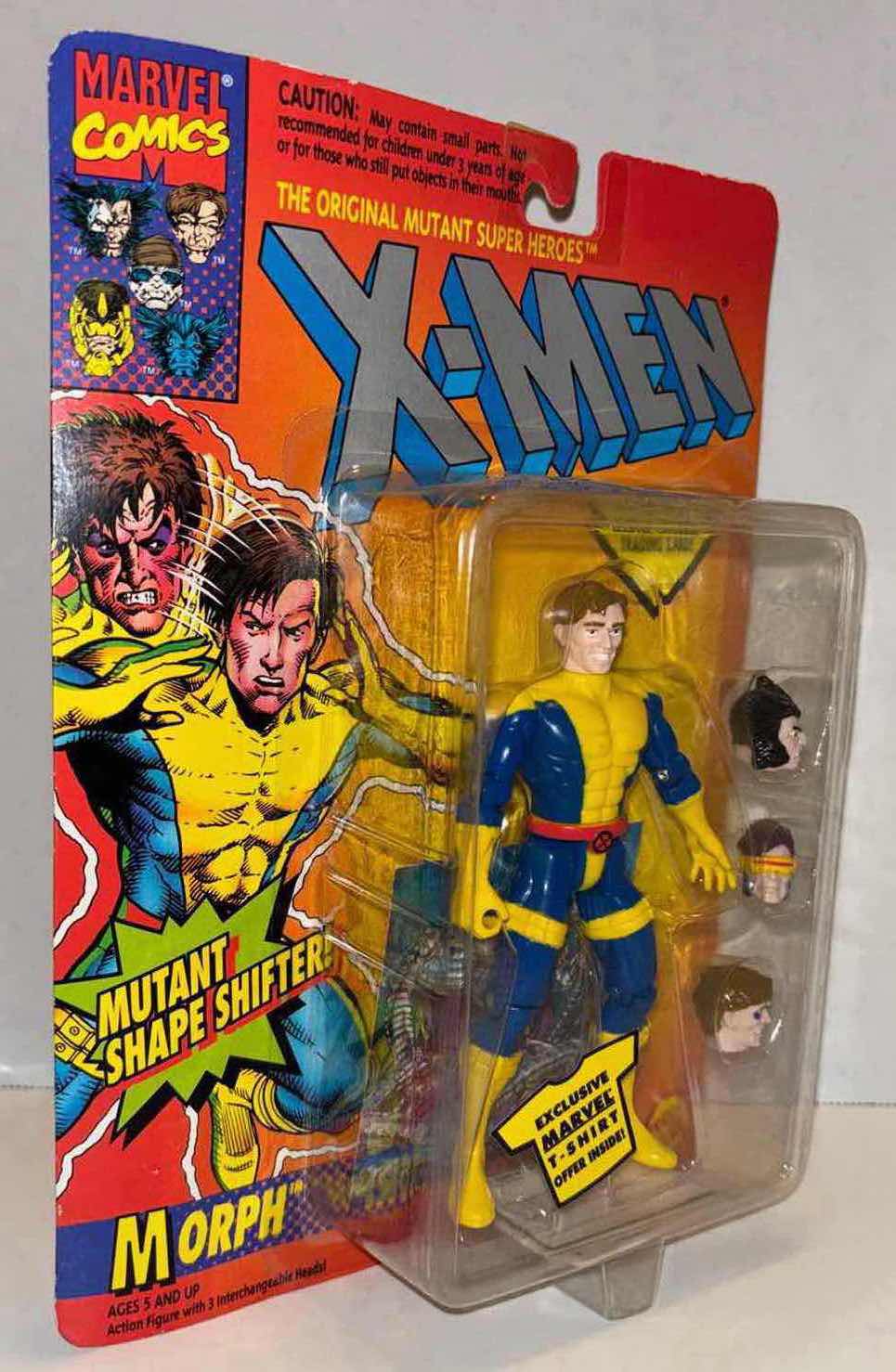 Photo 1 of NEW VINTAGE 1991/1993/1994 TOY BIZ MARVEL COMICS X-MEN 3-PACK BUNDLE RETRO ACTION FIGURES & ACCESSORIES, “COLOSSUS”, “STORM” & “MORPH”