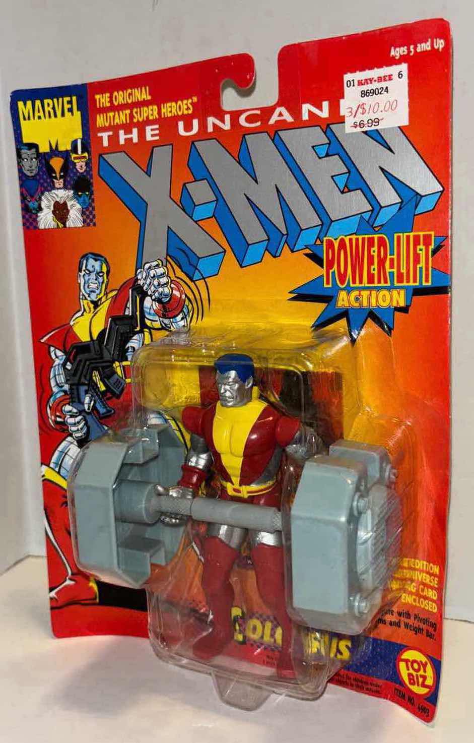 Photo 1 of NEW VINTAGE 1991/1993/1994 TOY BIZ MARVEL COMICS X-MEN 3-PACK BUNDLE RETRO ACTION FIGURES & ACCESSORIES, “COLOSSUS”, “STORM” & “MORPH”
