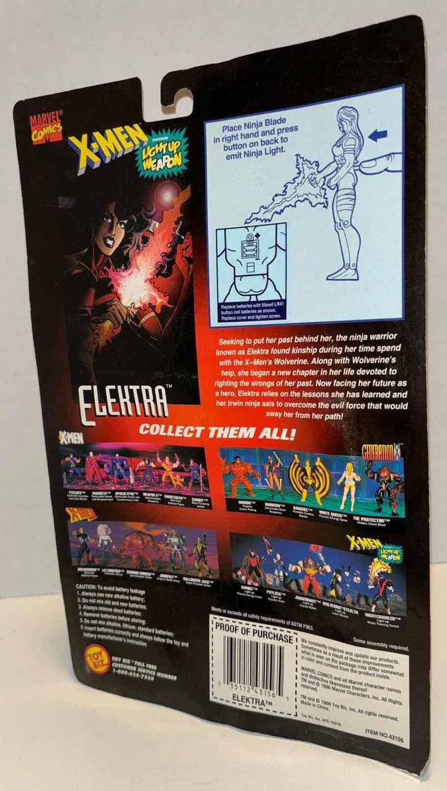 Photo 1 of NEW 1995/1996 TOY BIZ MARVEL COMICS X-MEN 2-PACK BUNDLE RETRO ACTION FIGURES & ACCESSORIES “SPIRAL W ARM SPINNING ACTION” & “ELEKTRA W LIGHT-UP NINJA BLADE”