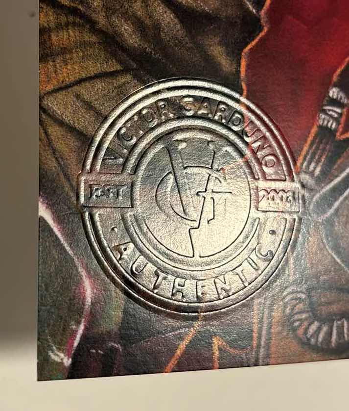 Photo 1 of VICTOR GARDUNO AHSOKA TANO 11” X 17” INFINITY GLOSS UNFRAMED PRINT W EMBOSSED SEAL, DIGITAL SIGNATURE & OFFICIAL SIGNATURE W COA INCLUDED, STORED IN A RIGID PRINT PROTECTOR SLEEVE