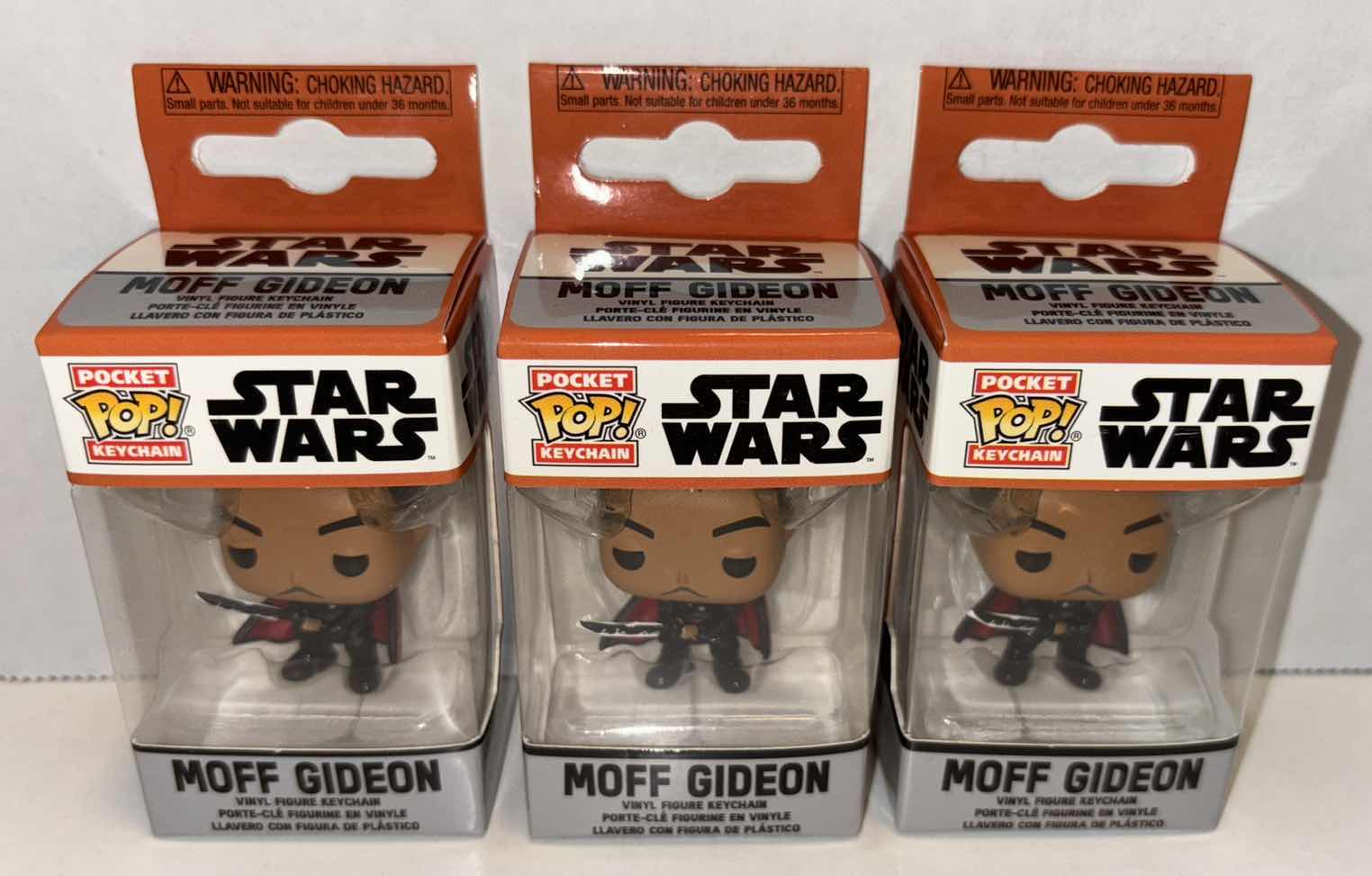 Photo 1 of NEW FUNKO POCKET POP! VINYL FIGURE KEYCHAIN, STAR WARS “MOFF GIDEON” 3-PACK