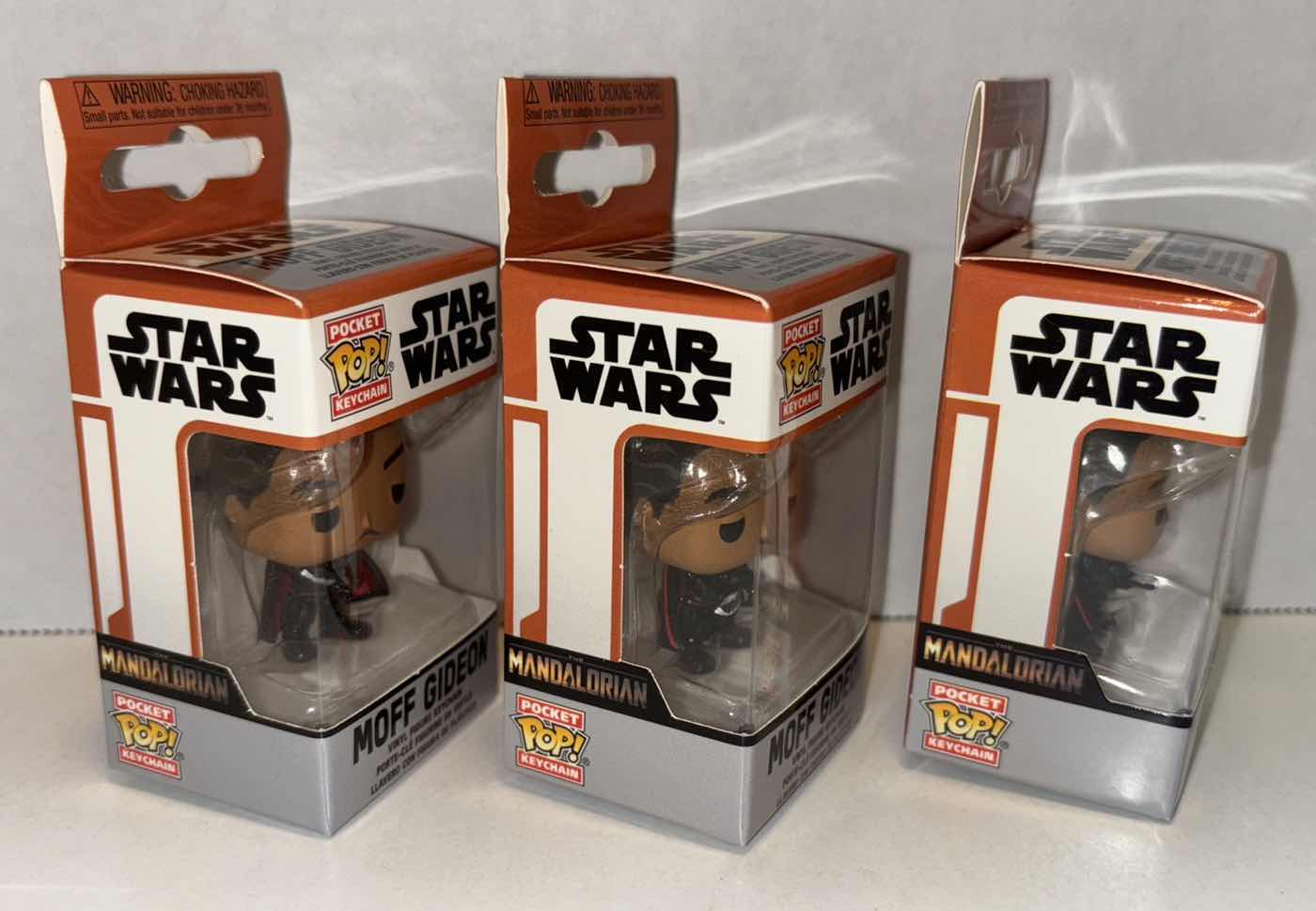 Photo 1 of NEW FUNKO POCKET POP! VINYL FIGURE KEYCHAIN, STAR WARS “MOFF GIDEON” 3-PACK
