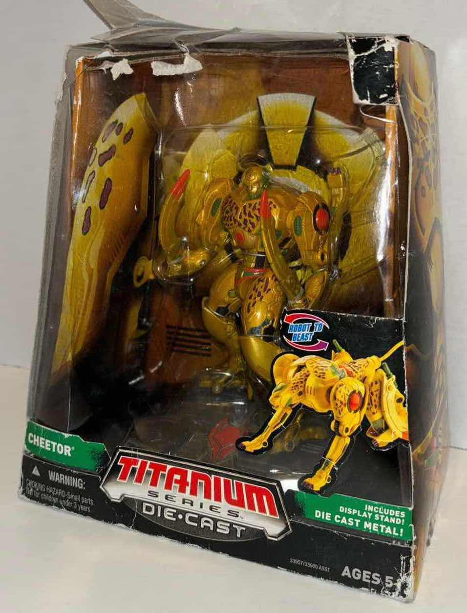 Photo 1 of NEW 2006 HASBRO TRANSFORMERS TITANIUM SERIES DIE-CAST “CHEETOR” BEAST MACHINES ACTION FIGURE