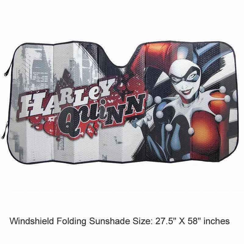 Photo 1 of NEW BATMAN HARLEY QUINN ACCORDION BUBBLE SUNSHADE, FITS MOST CARS TRUCKS & SUVS (1)