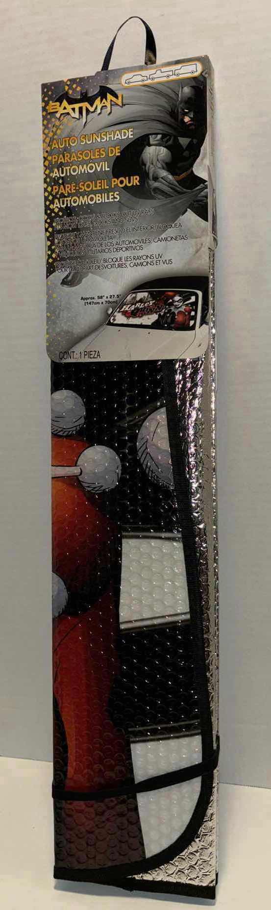 Photo 1 of NEW BATMAN HARLEY QUINN ACCORDION BUBBLE SUNSHADE, FITS MOST CARS TRUCKS & SUVS (1)