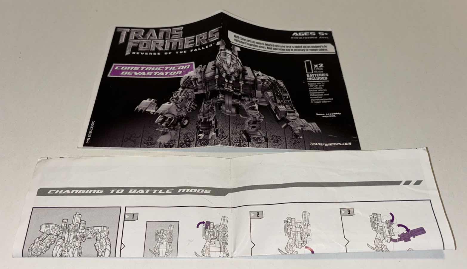 Photo 1 of HASBRO 2009 TRANSFORMERS REVENGE OF THE FALLEN CONSTRUCTICON DEVASTATOR, COMPLETE VEHICLE SET OF 6