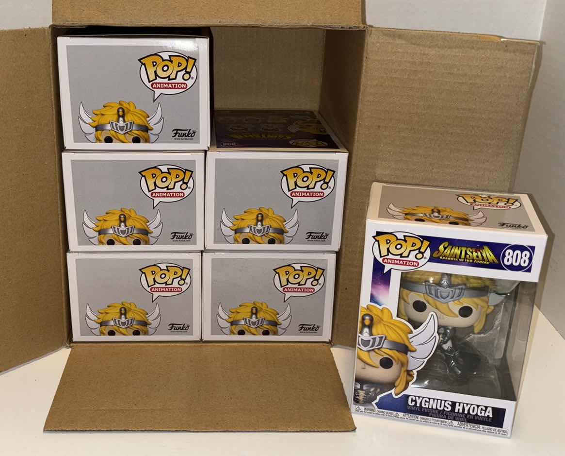 Photo 1 of NEW FUNKO POP! ANIMATION SAINTSEIYA VINYL FIGURE 6-PACK BUNDLE, #808 CYGNUS HYOGA