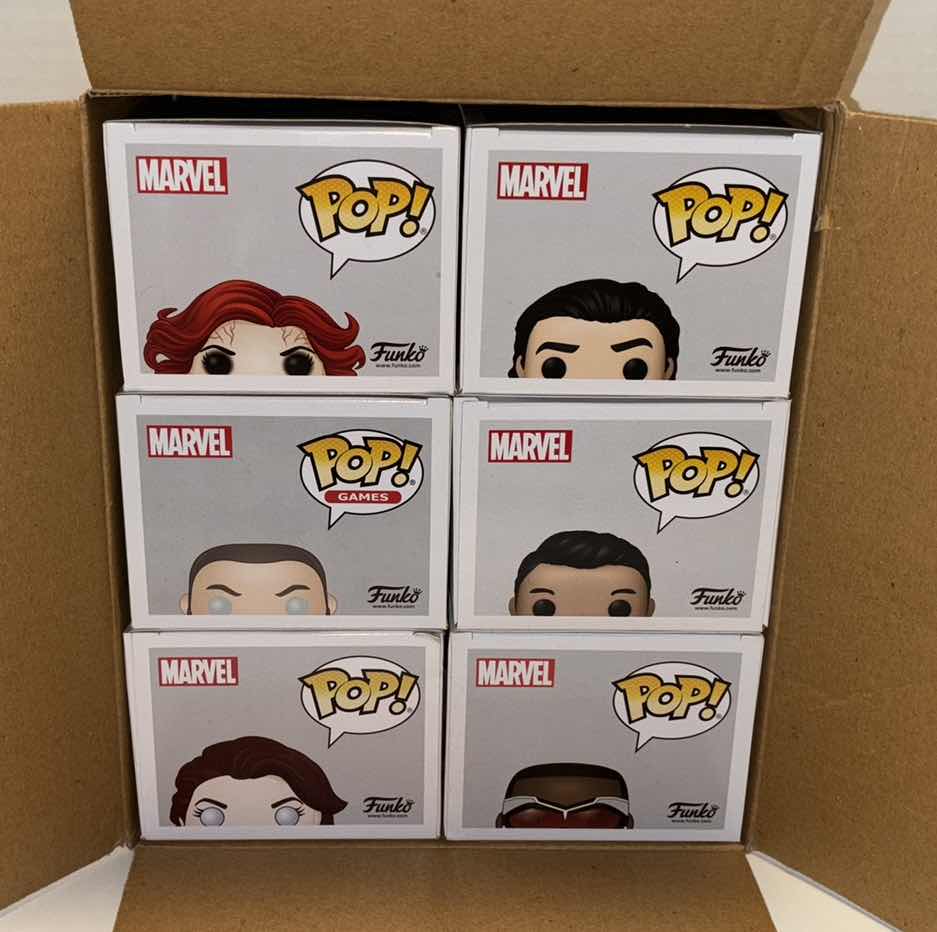 Photo 3 of NEW FUNKO POP! MARVEL BOBBLE-HEAD VINYL FIGURE 6-PACK MIXED BUNDLE, #422, #628, #645, #818, #879, #895