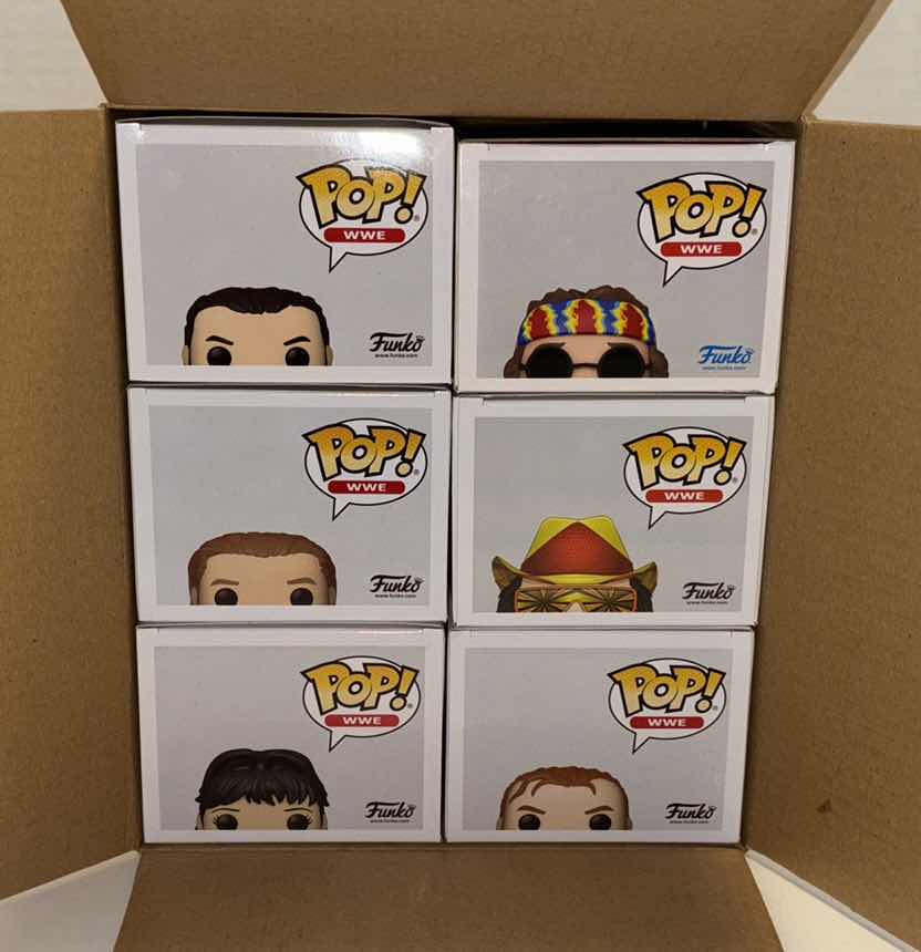 Photo 1 of NEW FUNKO POP! WWE VINYL FIGURE 6-PACK MIXED BUNDLE, #85, #86, #87, #88, #79, #109