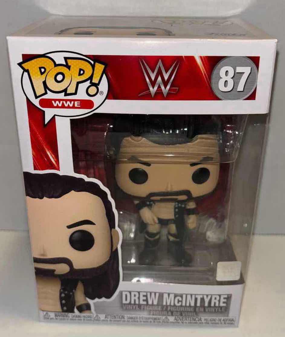 Photo 1 of NEW FUNKO POP! WWE VINYL FIGURE, #87 DREW MCINTYRE