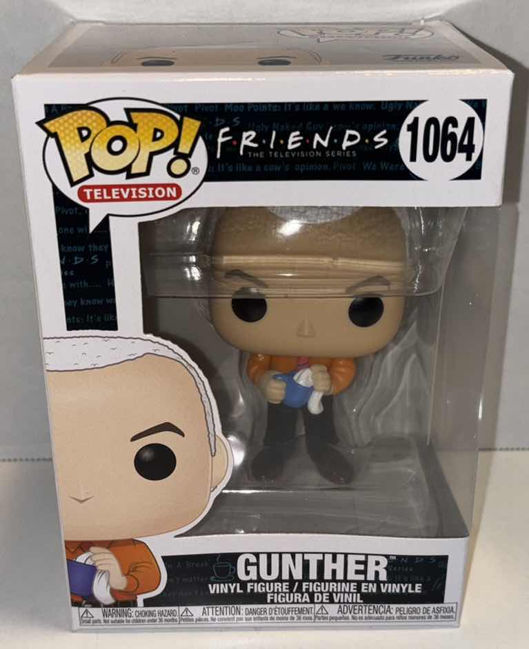 Photo 1 of NEW FUNKO POP! TELEVISION FRIENDS VINYL FIGURE,  #1064 GUNTHER