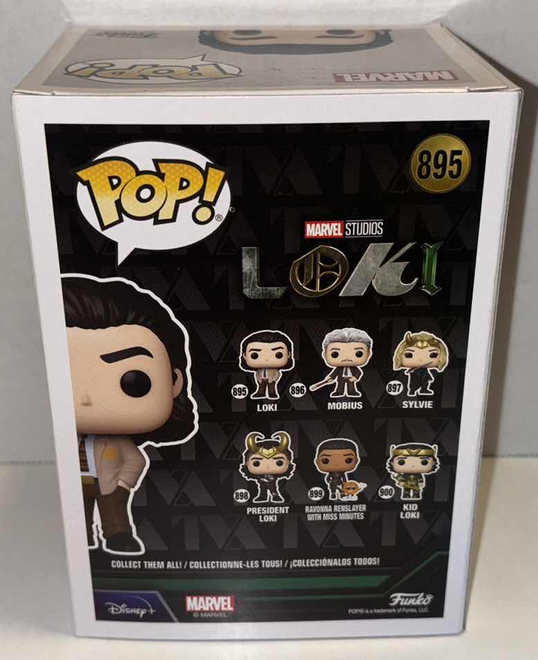 Photo 1 of NEW FUNKO POP! MARVEL STUDIOS VINYL FIGURE, #895 LOKI