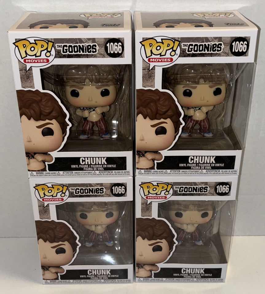 View 1 of NEW FUNKO POP! MOVIES THE GOONIES 4-PACK VINYL FIGURE, #1066 CHUNK