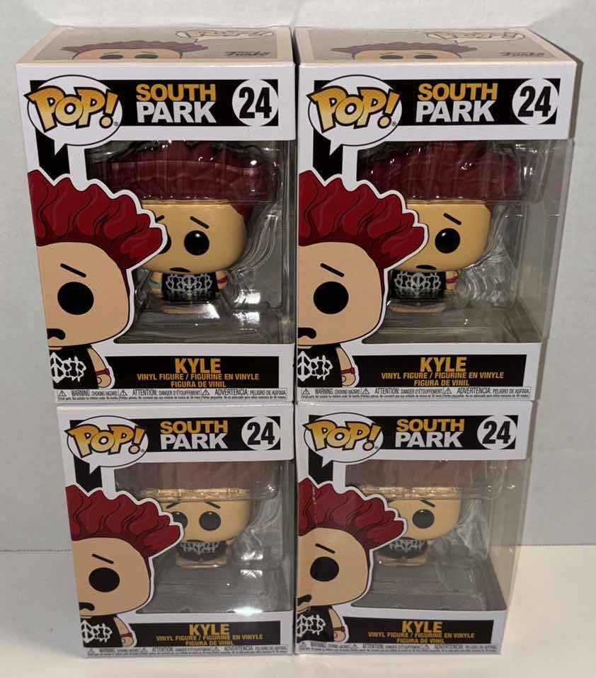 Photo 1 of NEW FUNKO POP! SOUTH PARK 4-PACK BUNDLE VINYL FIGURE, #24 “KYLE”