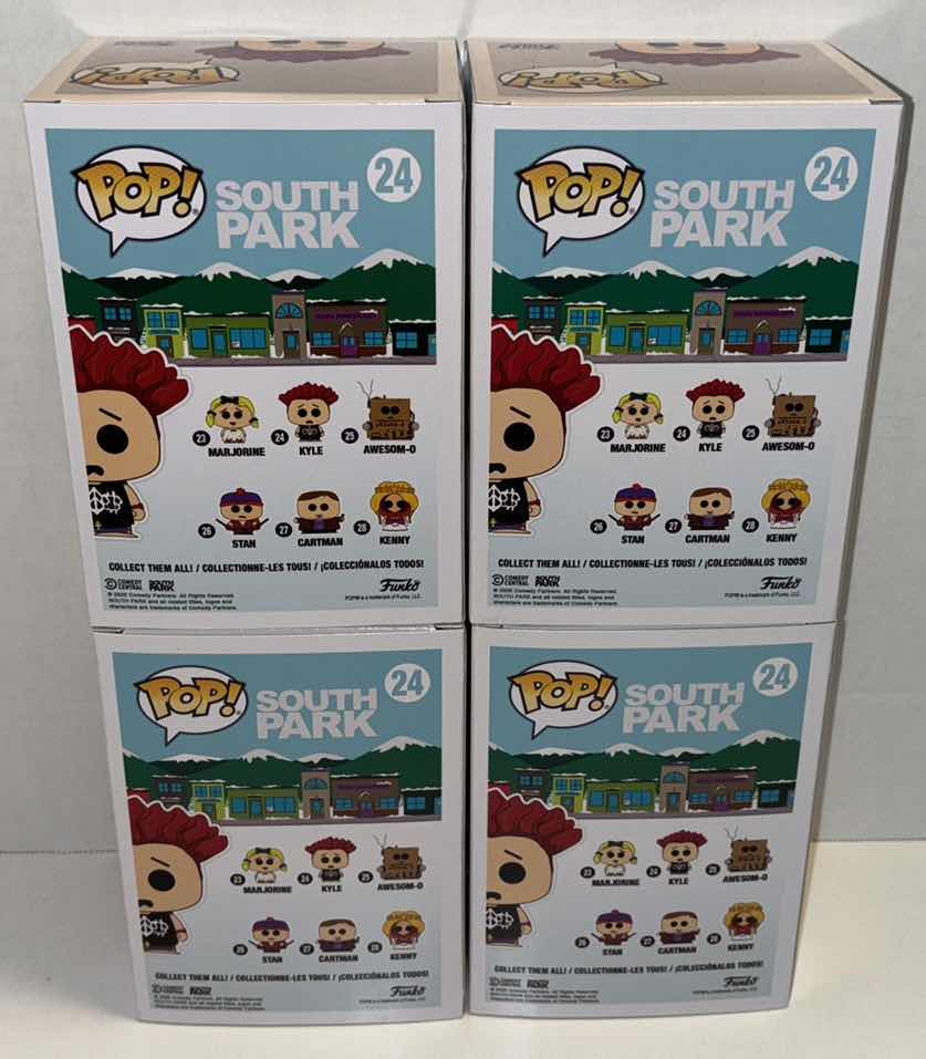 Photo 1 of NEW FUNKO POP! SOUTH PARK 4-PACK BUNDLE VINYL FIGURE, #24 “KYLE”