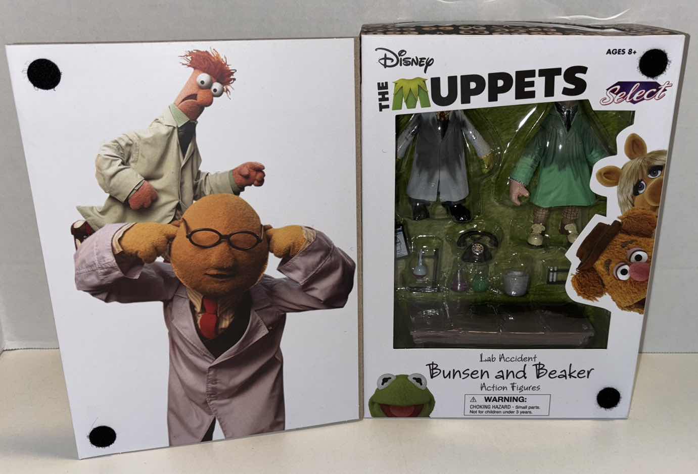 Photo 1 of NEW DIAMOND SELECT TOYS THE MUPPETS ACTION FIGURES, PX PREVIEWS EXCLUSIVE SAN DIEGO 2021 LIMITED EDITION 1 OF 3,000 “BUNSEN AND BEAKER LAB ACCIDENT”