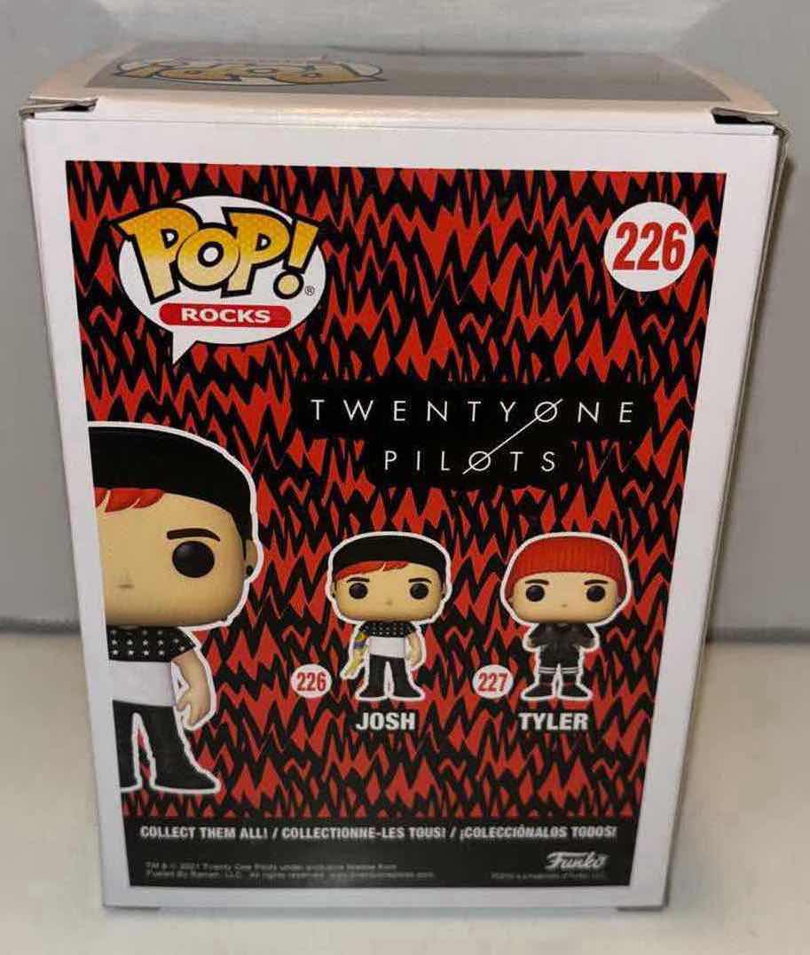 Photo 1 of NEW FUNKO POP! ROCKS TWENTYONE PILOTS VINYL FIGURE, #226 JOSH