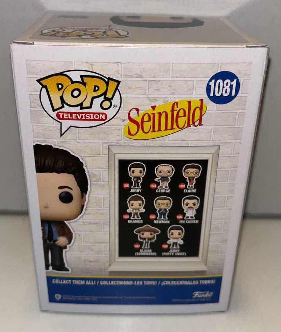 Photo 1 of NEW FUNKO POP! TELEVISION SEINFELD VINYL FIGURE, #1081 JERRY (DOING STAND-UP)