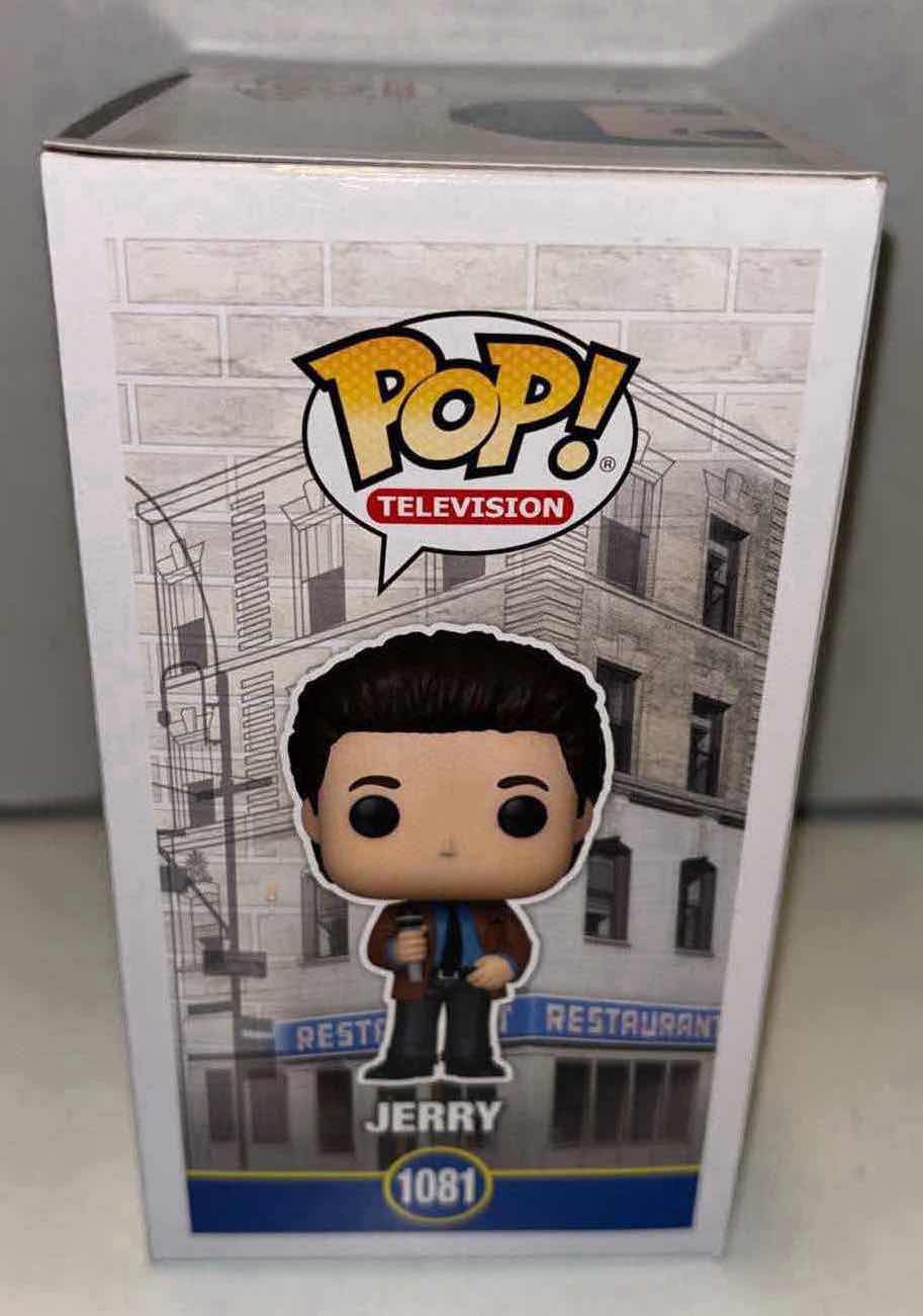 Photo 1 of NEW FUNKO POP! TELEVISION SEINFELD VINYL FIGURE, #1081 JERRY (DOING STAND-UP)
