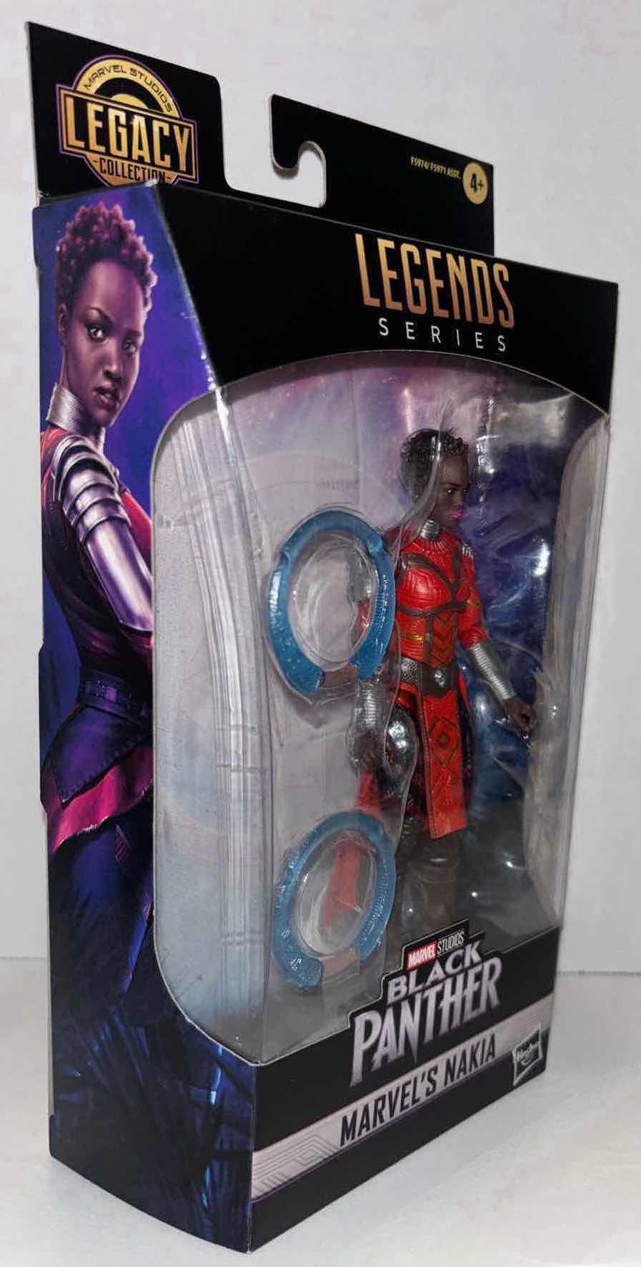 Photo 1 of NEW 2-PACK HASBRO MARVEL STUDIOS LEGACY COLLECTION LEGENDS SERIES BLACK PANTHER ACTION FIGURE & ACCESSORIES, “MARVEL’S NAKIA”