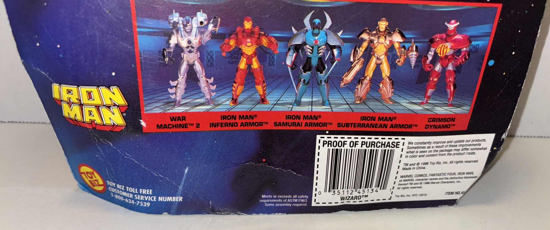 Photo 5 of NEW 1996 TOY BIZ MARVEL COMICS FANTASTIC FOUR ACTION FIGURE & ACCESSORIES, “WIZARD” W DISK FIRING ACTION PLATFORM