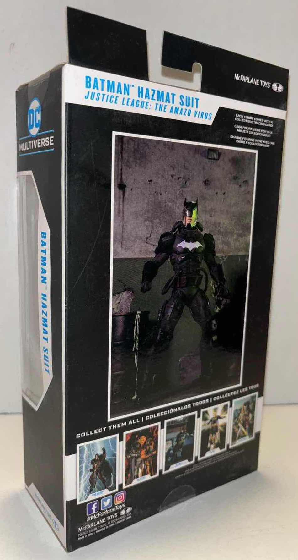 Photo 1 of NEW MCFARLANE TOYS DC MULTIVERSE ACTION FIGURE, JUSTICE LEAGUE: THE AMAZO VIRUS “BATMAN HAZMAT SUIT”