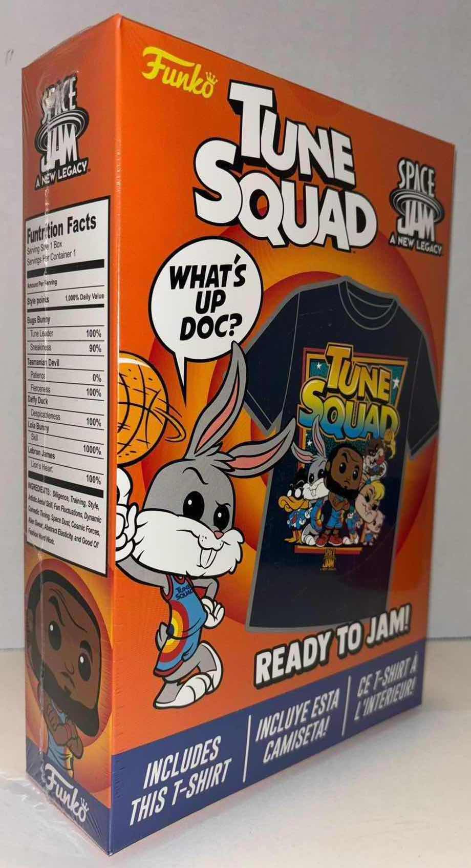 Photo 1 of NEW FUNKO LEBRON JAMES & THE LUNEY TUNES SPACE JAM A NEW LEGACY TUNE SQUAD UNISEX T-SHIRT (SIZE XL)