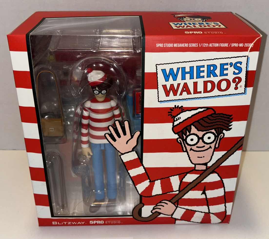 Photo 1 of BLITZWAY 5PRO STUDIO MEGAHERO SERIES 1/12TH SCALE FIGURE, “WHERE’S WALDO?”