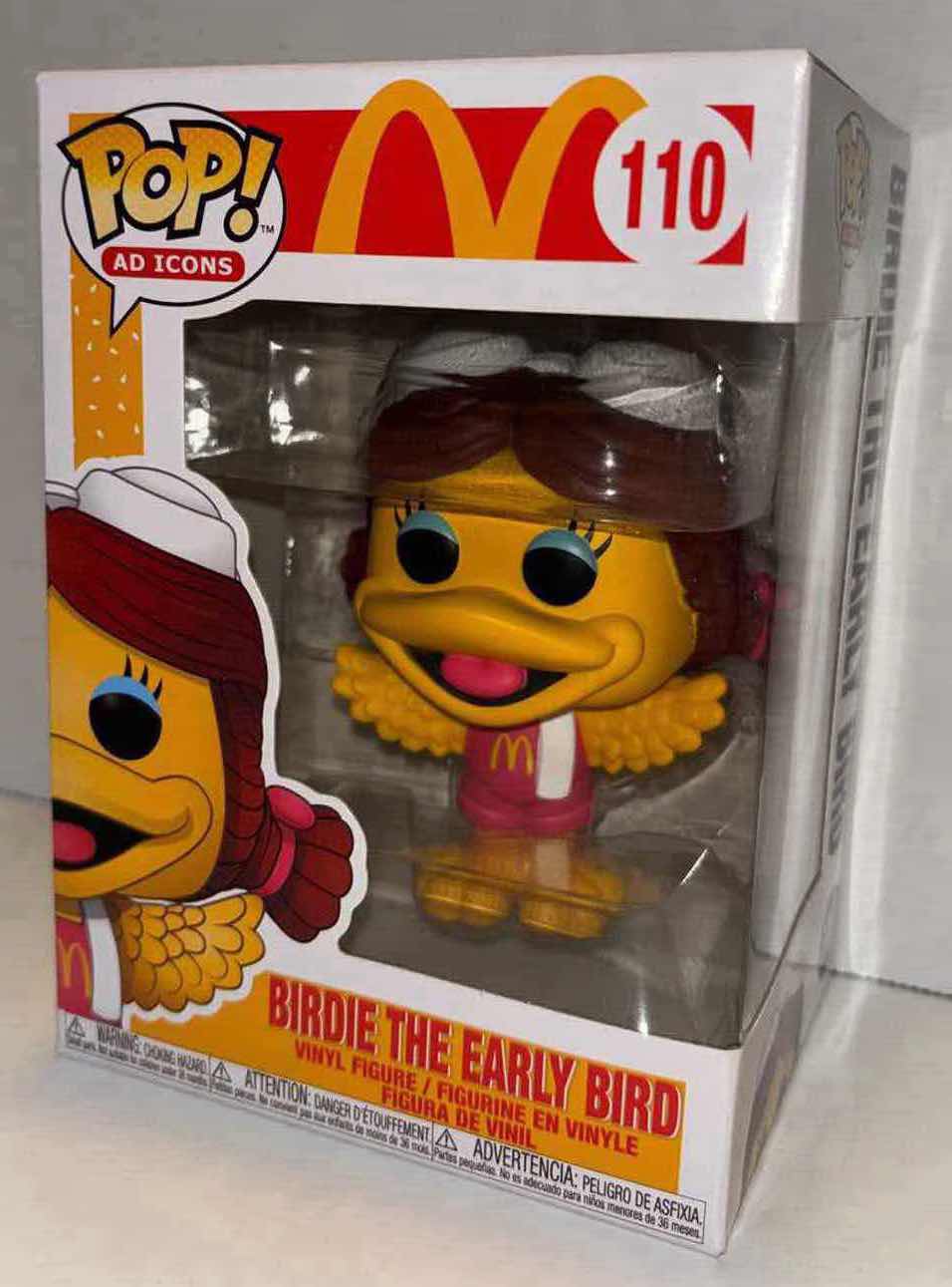 Photo 1 of NEW FUNKO POP! ICONS VINYL FIGURE, MCDONALDS #110 BIRDIE THE EARLY BIRD