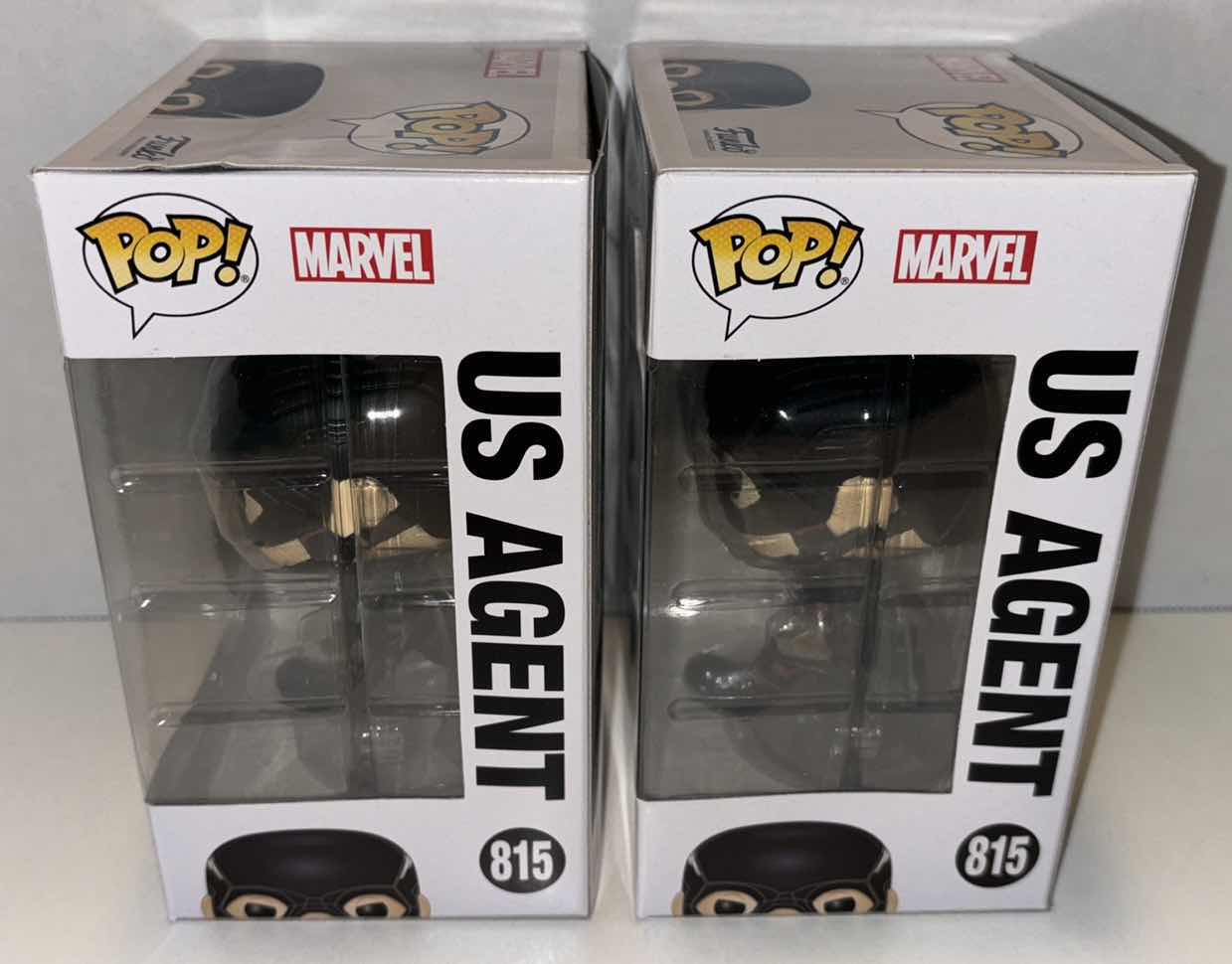 Photo 4 of NEW 2-PACK FUNKO POP! MARVEL STUDIOS VINYL FIGURE, THE FALCON AND THE WINTER SOLDIER #815 US AGENT