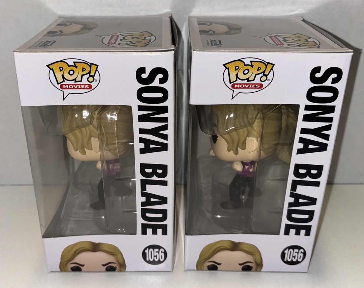 Photo 3 of NEW 2-PACK FUNKO POP! MOVIES VINYL FIGURE, MORTAL KOMBAT #1056 SONYA BLADE