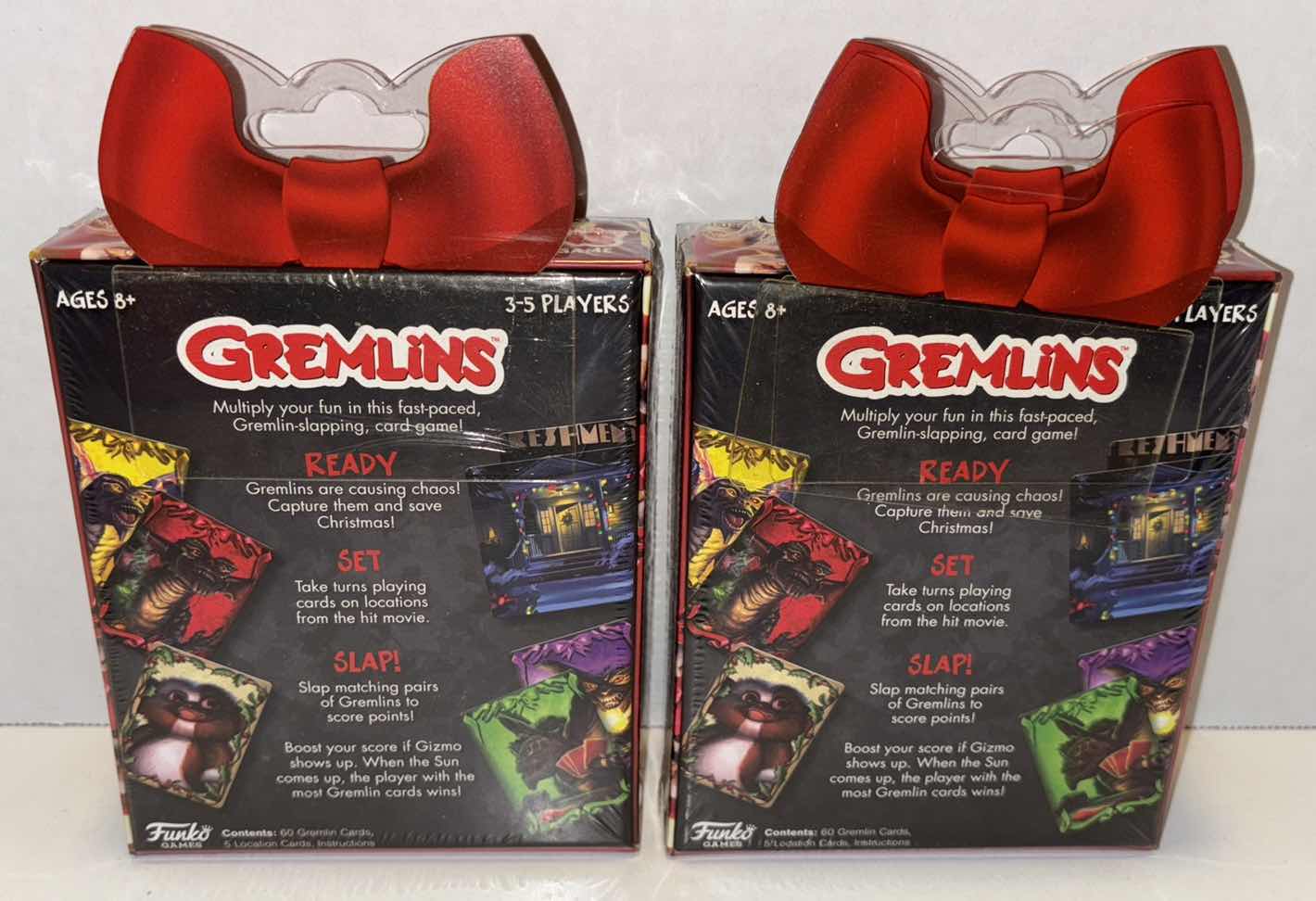 Photo 3 of NEW 2-PACK FUNKO GAMES GREMLINS HOLIDAY HAVOC CARD GAME