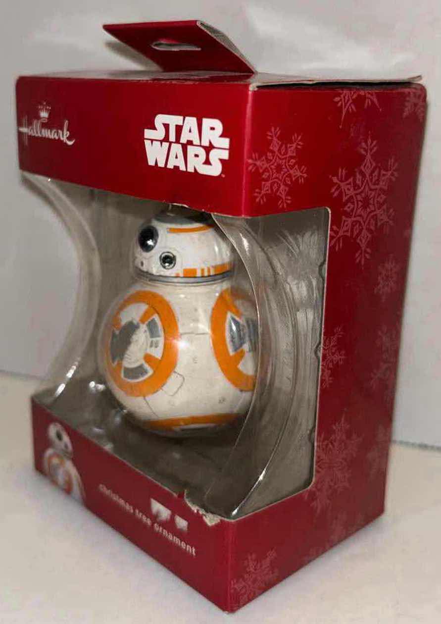 Photo 1 of NEW 2-PACK HALLMARK CHRISTMAS STAR WARS BB-8 ORNAMENTS