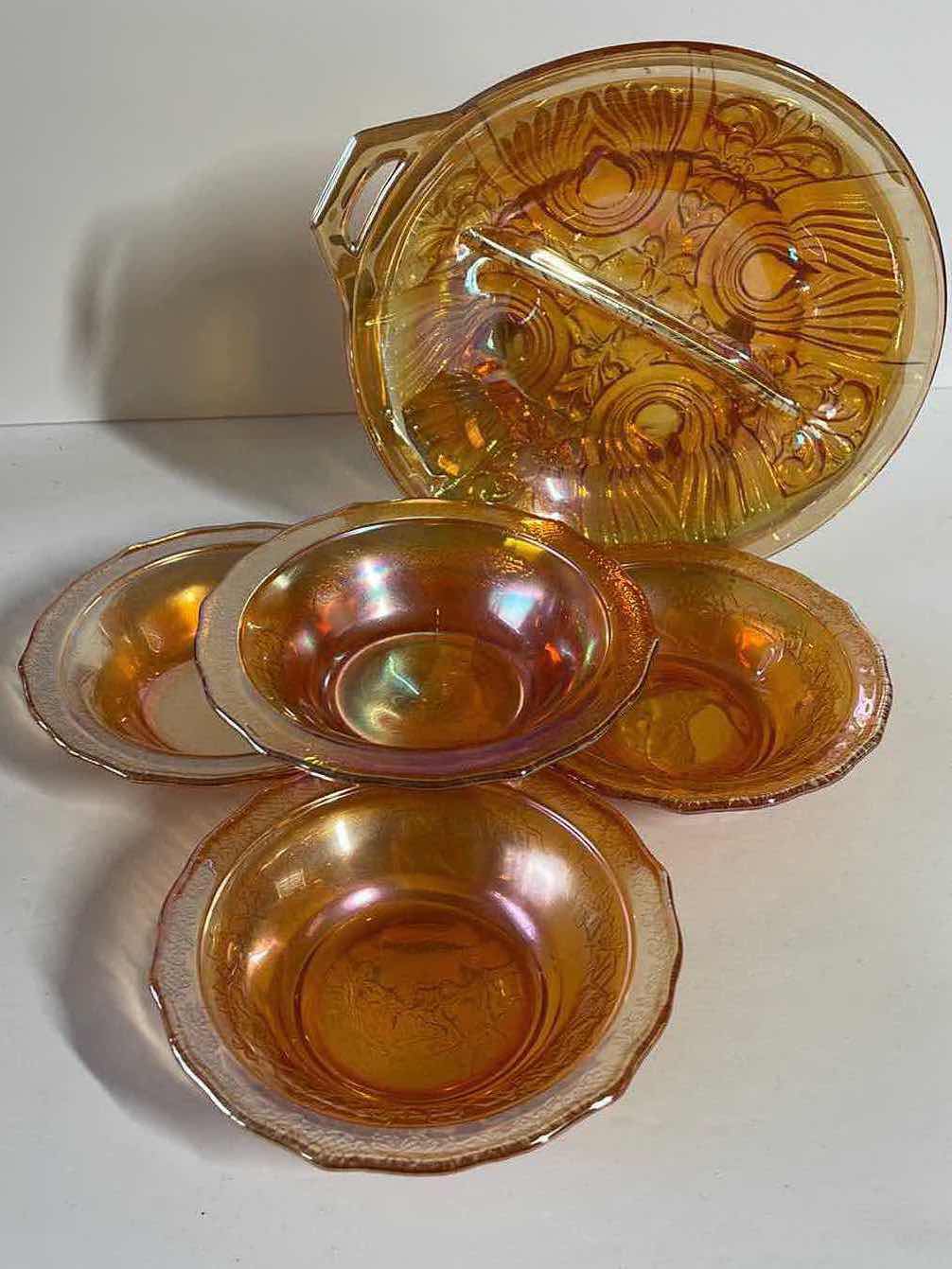 Photo 1 of VINTAGE CARNIVAL GLASS
