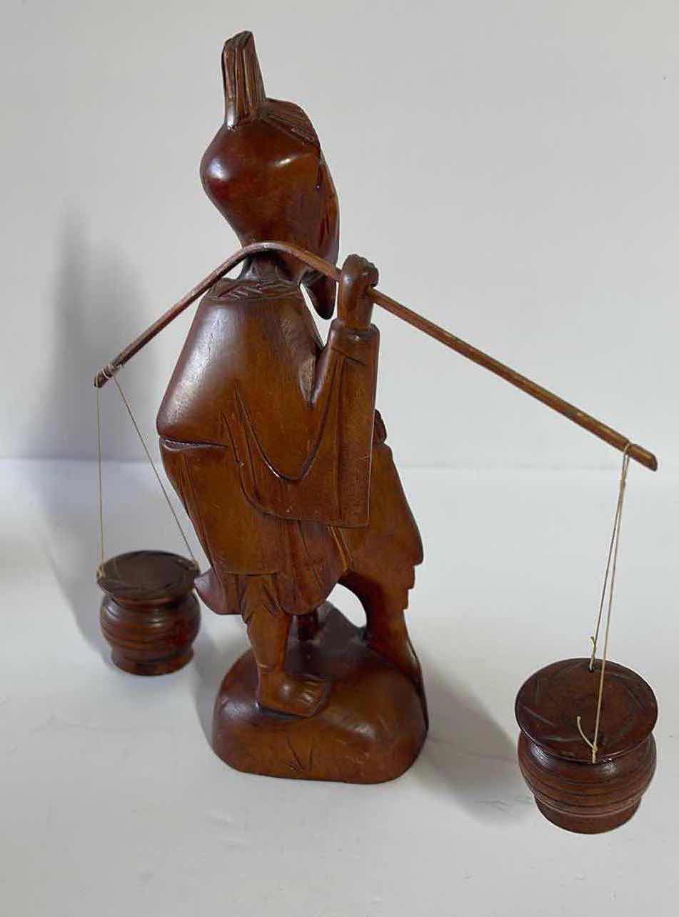 Photo 1 of VINTAGE ASIAN HAND-CARVED WOODEN WISE MEN