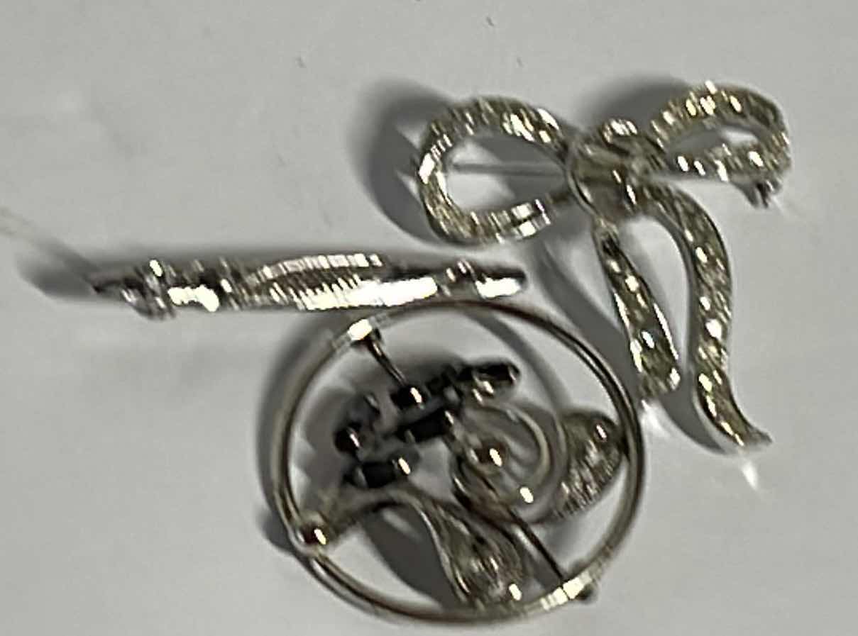 Photo 1 of VINTAGE SILVER TONE RHINESTONE COSTUME JEWELRY