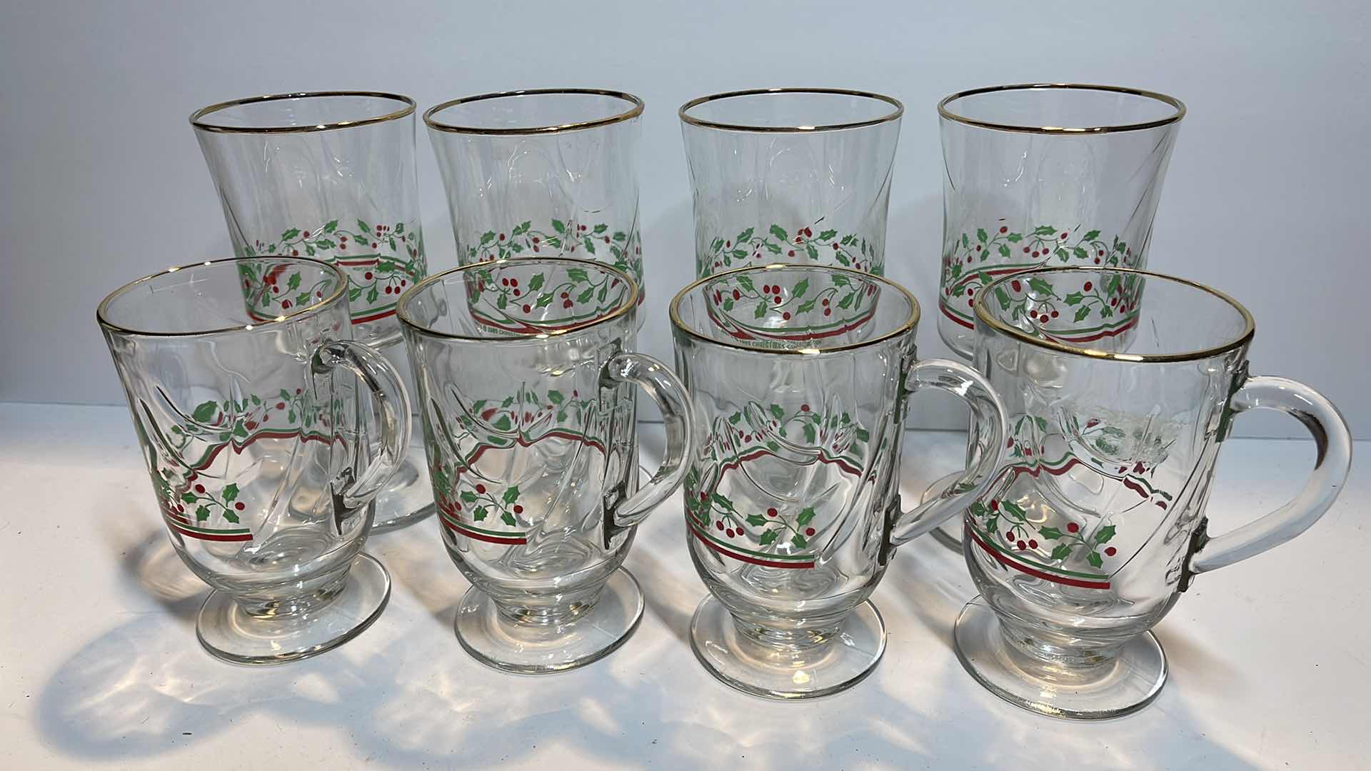 Photo 1 of VINTAGE ARBYS CHRISTMAS GLASSES
