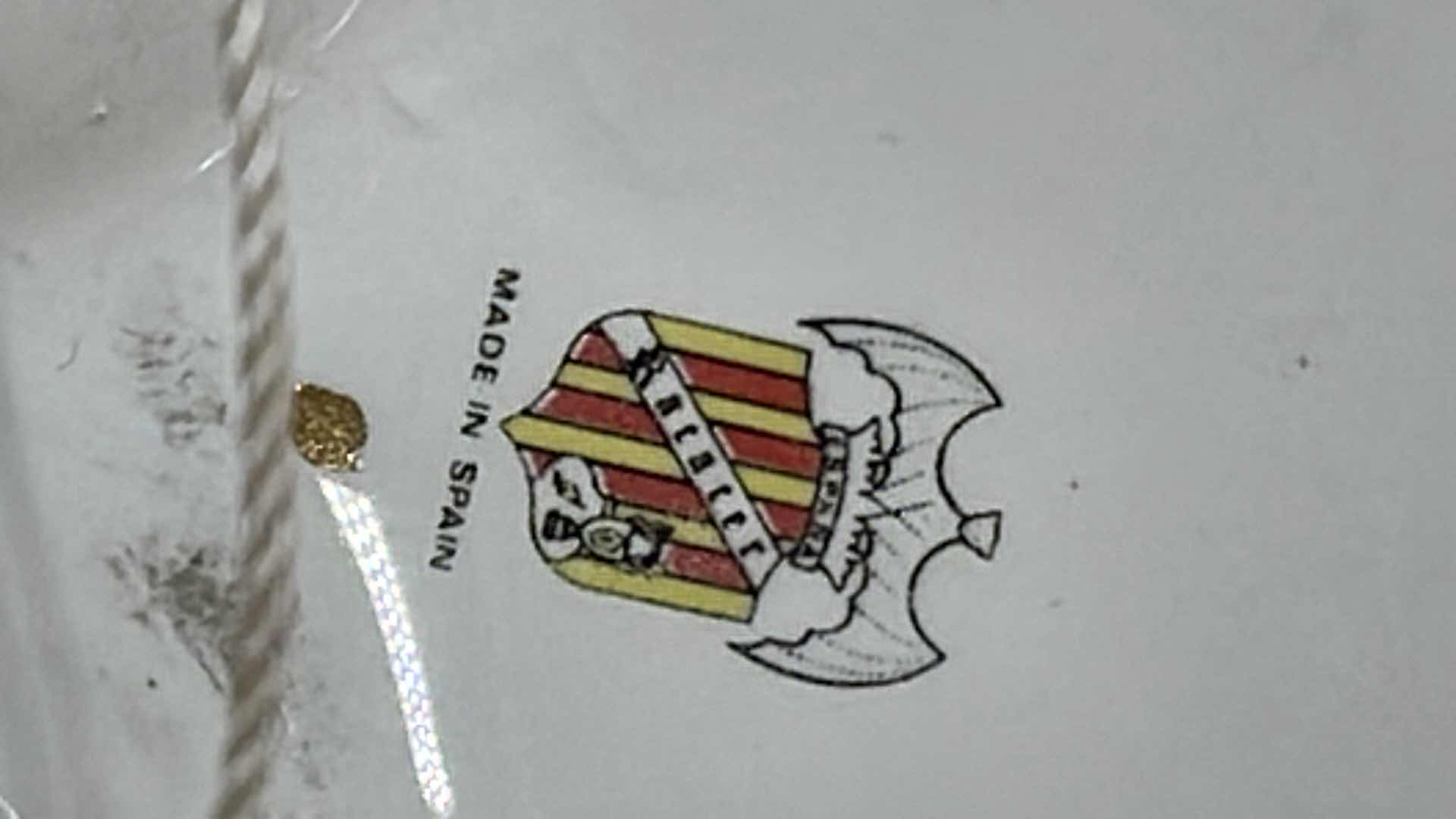 Photo 1 of BAUZE MASQUERADE MASK W/ 24ct GOLD DETAIL CREATED BY THE LLADRO FAMILY SPAIN