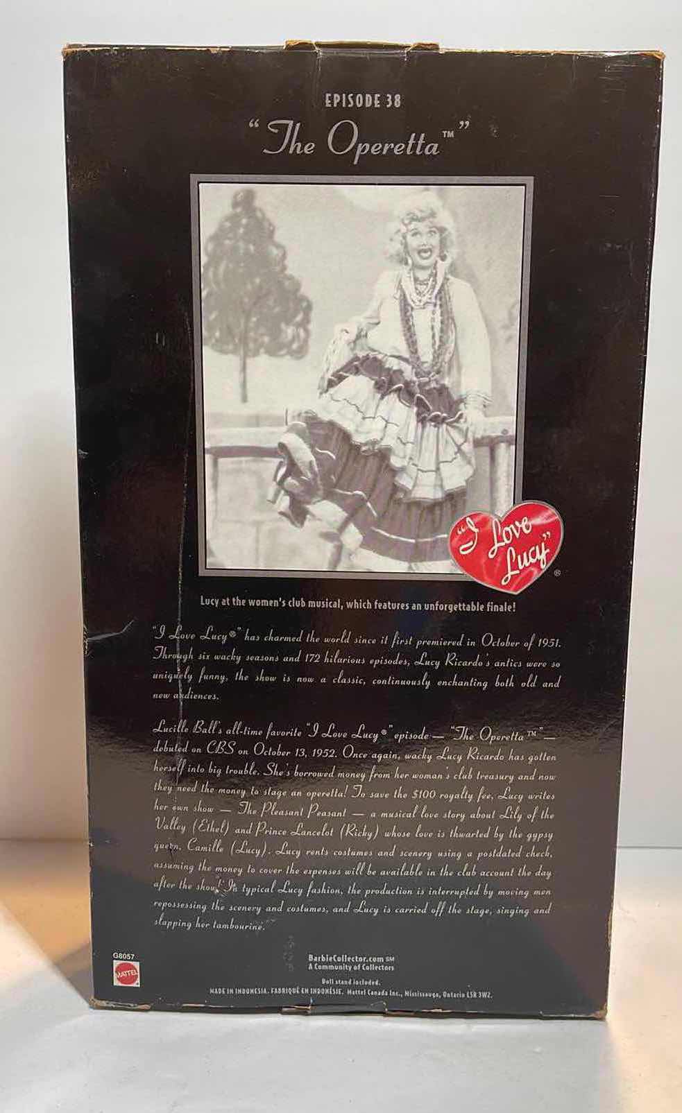 Photo 1 of COLLECTOR ADDITION I LOVE LUCY - BARBIE NIB