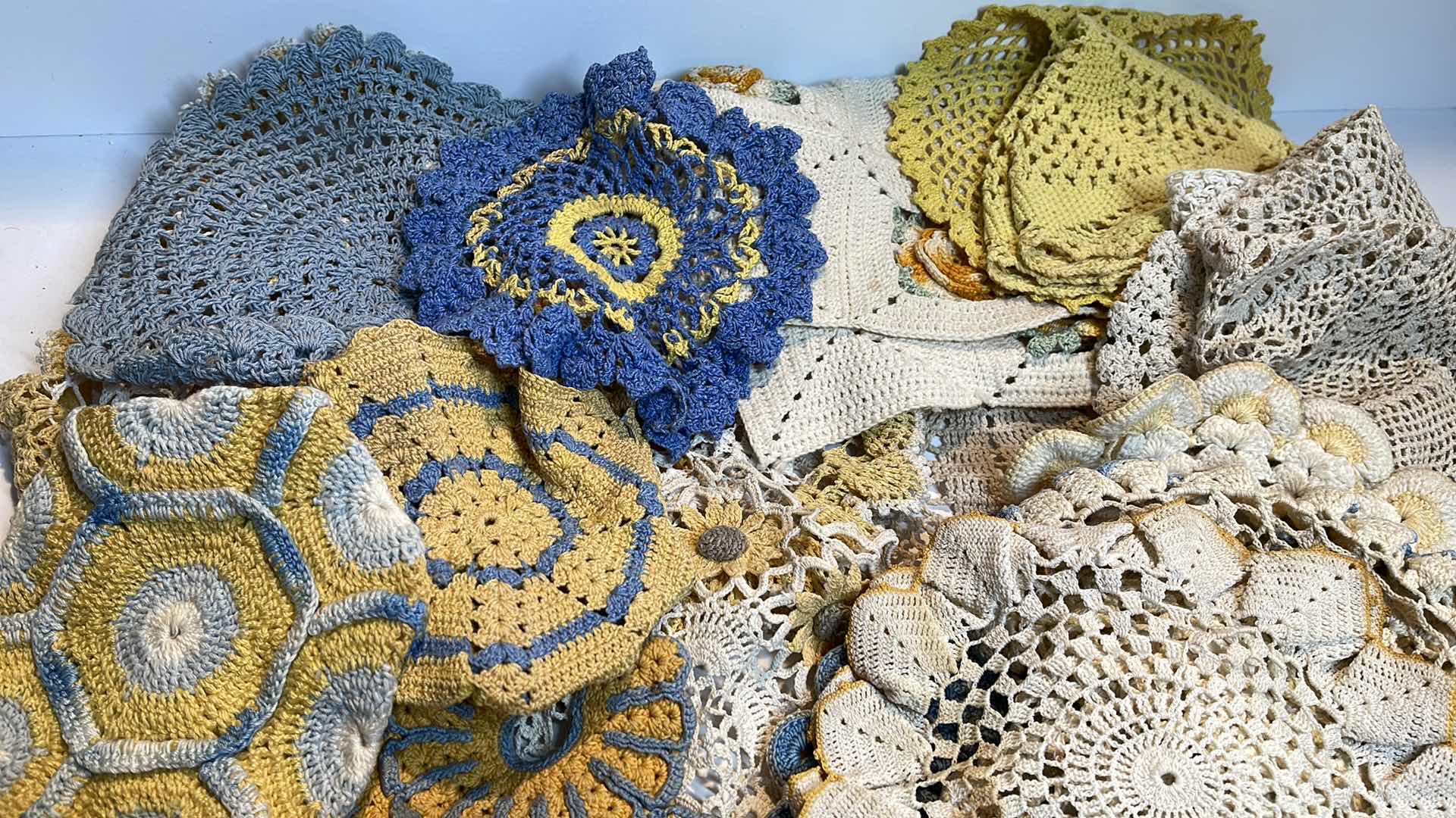 Photo 1 of VINTAGE HANDCRAFTED DETAILED DOILIES