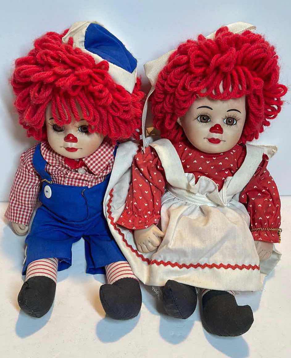 Photo 1 of RAGGED& ANDY PORCELAIN FACE DOLLS