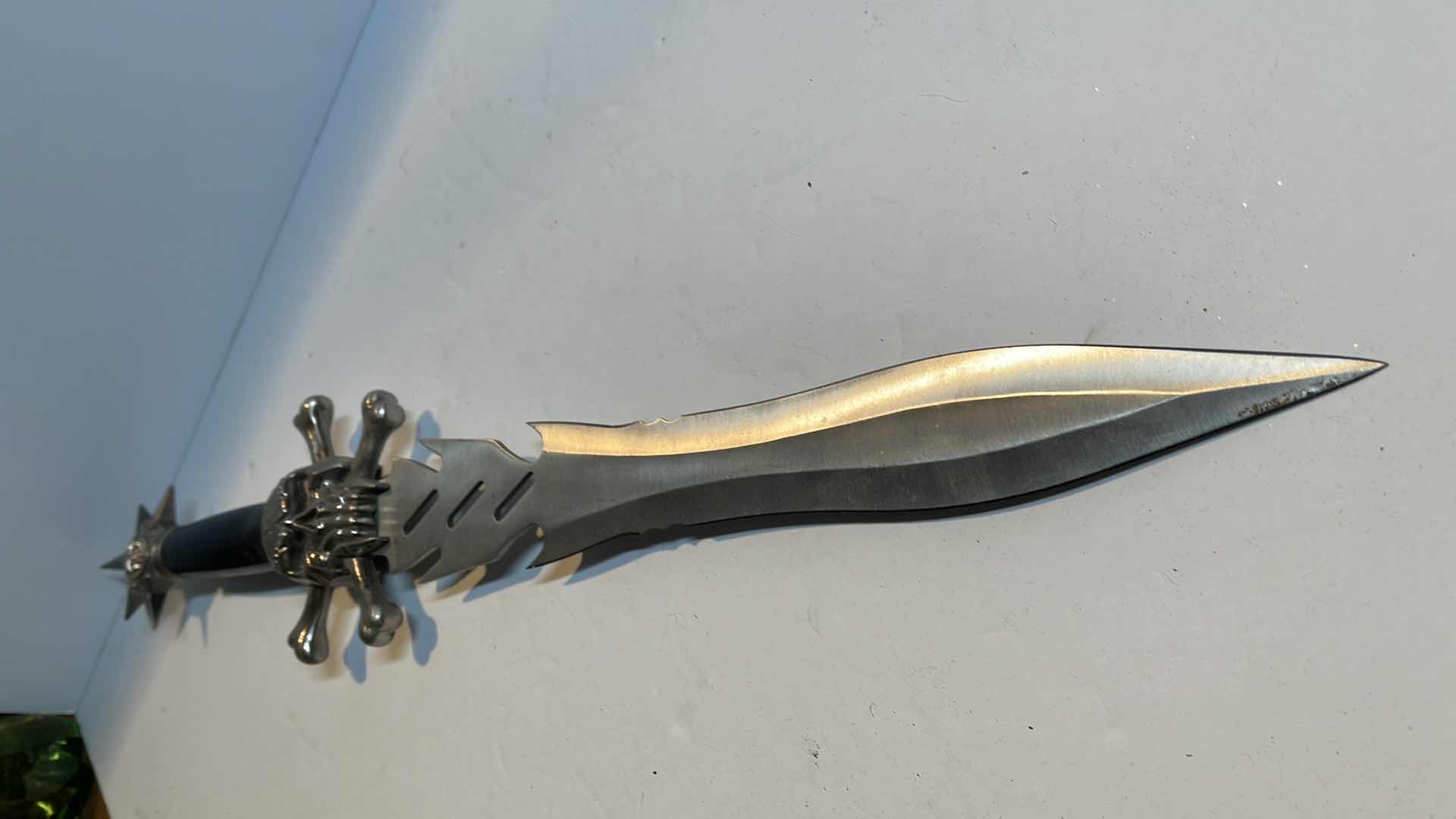 Photo 1 of GOTHIC SKULL AND CROSS BONES KNIFE