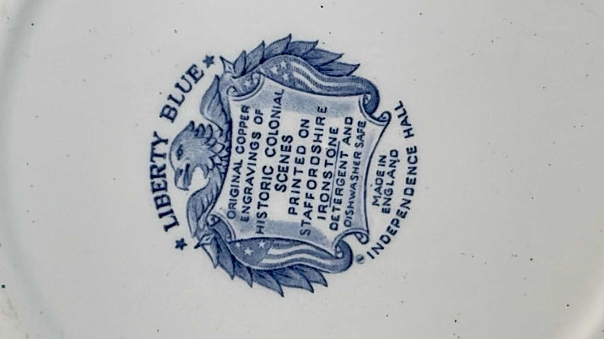 Photo 1 of LIBERTY BLUE DISHES